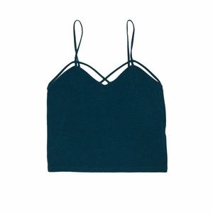 Forever 21 Green Crop Top